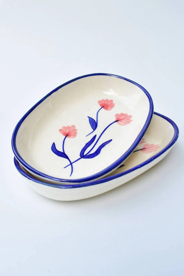 Camellia Oval Bowl